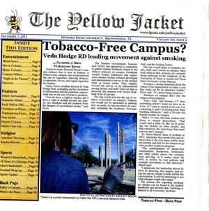 Primary view of object titled 'The Yellow Jacket (Brownwood, Tex.), Vol. 104, No. 6, Ed. 1 Thursday, December 5, 2013'.
