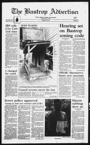 Primary view of object titled 'The Bastrop Advertiser (Bastrop, Tex.), Vol. 138, No. 9, Ed. 1 Monday, April 1, 1991'.