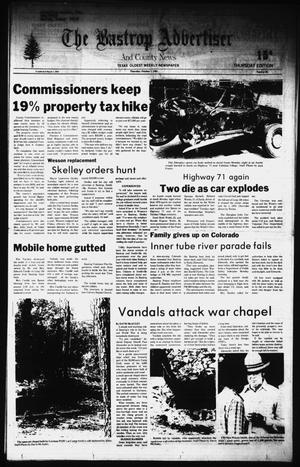 Primary view of object titled 'The Bastrop Advertiser and County News (Bastrop, Tex.), No. 62, Ed. 1 Thursday, October 1, 1981'.
