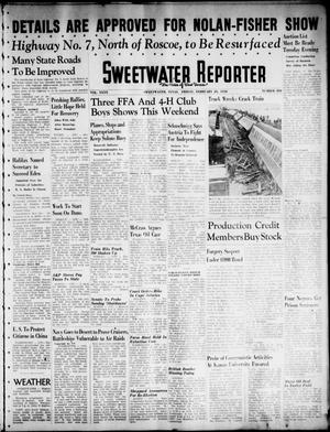Primary view of object titled 'Sweetwater Reporter (Sweetwater, Tex.), Vol. 40, No. 304, Ed. 1 Friday, February 25, 1938'.