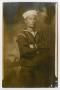 Postcard: [Portrait of Oscar D. Back in a Sailor's Uniform]