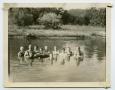 Photograph: [Photograph of a Group of Friends in Rowlett Creek]