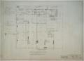 Technical Drawing: Llano Hotel Alterations, Midland, Texas: First Floor Mechanical Plan