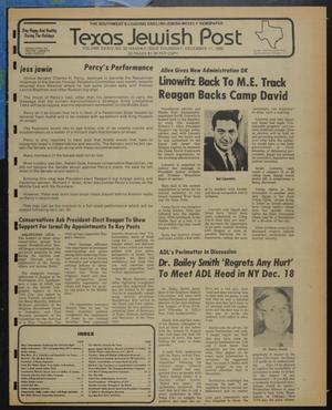 Primary view of object titled 'Texas Jewish Post (Fort Worth, Tex.), Vol. 34, No. 50, Ed. 1 Thursday, December 11, 1980'.