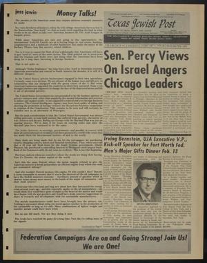 Primary view of Texas Jewish Post (Fort Worth, Tex.), Vol. 29, No. 6, Ed. 1 Thursday, February 6, 1975