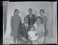 Primary view of [Black and white negative of Mr. and Mrs. Fletcher Morgan with children]