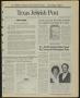 Primary view of Texas Jewish Post (Fort Worth, Tex.), Vol. 41, No. 46, Ed. 1 Thursday, November 12, 1987