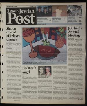 Primary view of object titled 'Texas Jewish Post (Fort Worth, Tex.), Vol. 58, No. 25, Ed. 1 Thursday, June 17, 2004'.