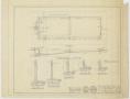 Technical Drawing: Boy Scout Swimming Pool, Abilene, Texas: Plan and Section