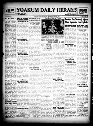 Primary view of Yoakum Daily Herald (Yoakum, Tex.), Vol. 35, No. 149, Ed. 1 Friday, September 25, 1931