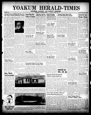 Primary view of Yoakum Herald-Times (Yoakum, Tex.), Vol. 65, No. 95, Ed. 1 Tuesday, December 5, 1961