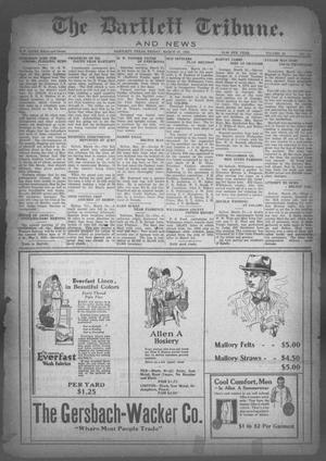 Primary view of object titled 'The Bartlett Tribune and News (Bartlett, Tex.), Vol. 39, No. 34, Ed. 1, Friday, March 27, 1925'.