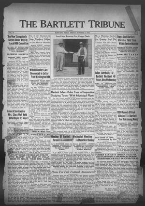 Primary view of object titled 'The Bartlett Tribune and News (Bartlett, Tex.), Vol. 47, No. 7, Ed. 1, Friday, October 13, 1933'.