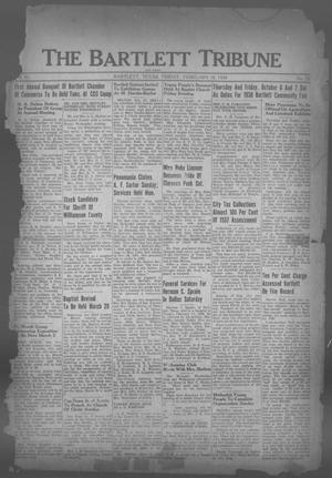 Primary view of object titled 'The Bartlett Tribune and News (Bartlett, Tex.), Vol. 51, No. 22, Ed. 1, Friday, February 18, 1938'.