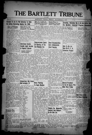 Primary view of object titled 'The Bartlett Tribune and News (Bartlett, Tex.), Vol. 53, No. 12, Ed. 1, Friday, December 8, 1939'.