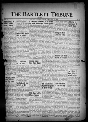 Primary view of object titled 'The Bartlett Tribune and News (Bartlett, Tex.), Vol. 54, No. 6, Ed. 1, Friday, October 25, 1940'.