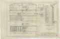 Technical Drawing: Shop Building, Haskell, Texas: Elevations and Section