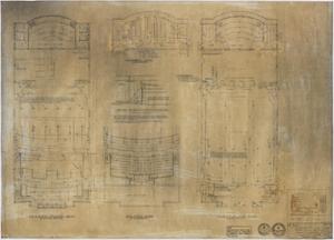 Primary view of object titled 'High School Building Monahans, Texas: Auditorium Floor Plans'.