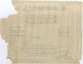Technical Drawing: Proposed High School Building Monahans, Texas: Floor Plans and Elevat…