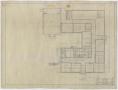 Technical Drawing: High School Building Addition, Haskell, Texas: Floor Plan