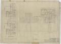 Technical Drawing: High School Building, Haskell, Texas: Plot Plan