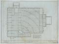 Technical Drawing: First Christian Church, Lufkin, Texas: First Floor Framing Plan