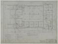 Technical Drawing: First Baptist Church, Albany, Texas: Ground Floor Plan