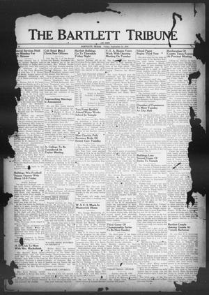 Primary view of object titled 'The Bartlett Tribune and News (Bartlett, Tex.), Vol. 61, No. 47, Ed. 1, Friday, September 24, 1948'.