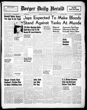 Borger Daily Herald (Borger, Tex.), Vol. 17, No. 196, Ed. 1 Friday, July 9, 1943