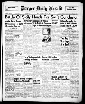 Borger Daily Herald (Borger, Tex.), Vol. 17, No. 221, Ed. 1 Sunday, August 8, 1943