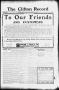 Newspaper: The Clifton Record (Clifton, Tex.), Vol. 20, No. 28, Ed. 1 Friday, Oc…