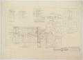 Technical Drawing: High School Building Alterations, Munday, Texas: Floor Plans