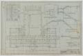 Primary view of High School Building, McCamey, Texas: First Floor Framing Plan