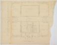 Technical Drawing: High School Building Addition, Merkel, Texas: Basement Plan