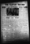 Newspaper: The Clifton Record (Clifton, Tex.), Vol. 46, No. 22, Ed. 1 Friday, Ju…