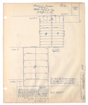 Primary view of Anderson's Addition to the City of Abilene, Taylor County, Texas [#1]