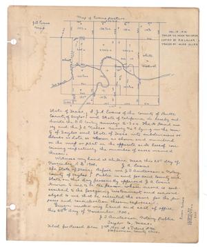 Primary view of object titled 'Map of Evans Pasture'.