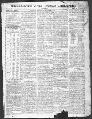 Primary view of object titled 'Telegraph and Texas Register (Houston, Tex.), Vol. 11, No. 2, Ed. 1, Wednesday, January 14, 1846'.