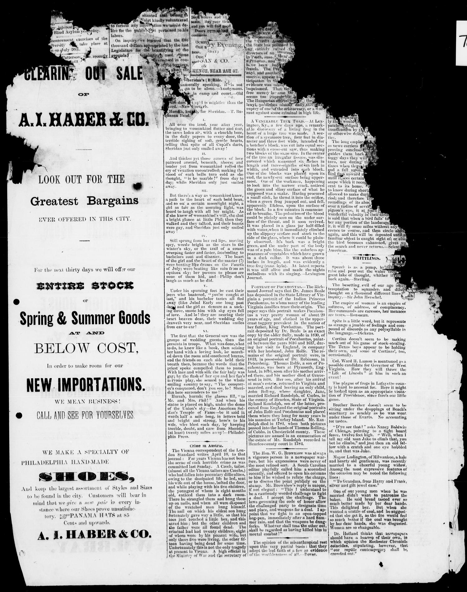 The Austin Evening News (Austin, Tex.), Vol. 1, No. 37, Ed. 1, Tuesday, June 22, 1875
                                                
                                                    [Sequence #]: 1 of 4
                                                