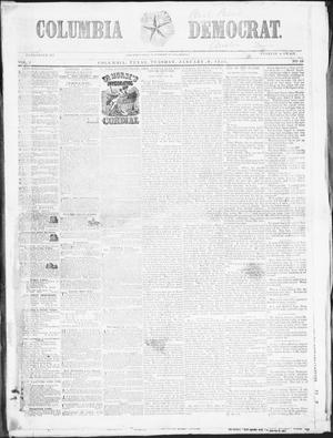 Primary view of object titled 'Columbia Democrat (Columbia, Tex.), Vol. 2, No. 48, Ed. 1, Tuesday, January 9, 1855'.