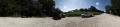 Photograph: Panoramic image of the parking lot for Old Alton Bridge in Argyle, Te…