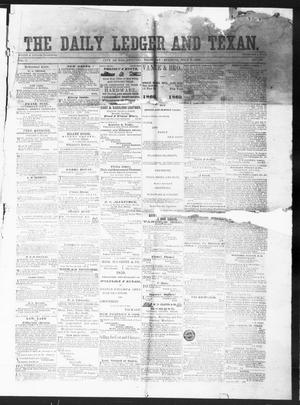 Primary view of object titled 'The Daily Ledger and Texan (San Antonio, Tex.), Vol. 1, No. 156, Ed. 1, Thursday, July 5, 1860'.