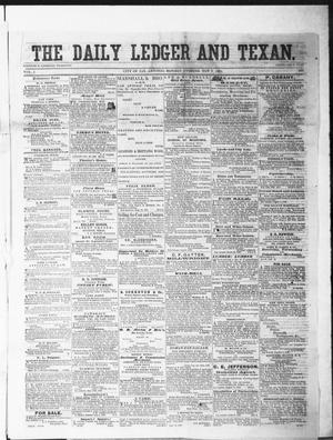 Primary view of object titled 'The Daily Ledger and Texan (San Antonio, Tex.), Vol. 1, No. 325, Ed. 1, Monday, November 5, 1860'.
