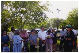 Dedication of Marker for Saint Rose Cemetery in Beeville, Texas