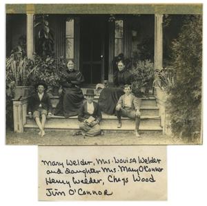 Primary view of object titled 'Welder Family Members in Early Bee County'.