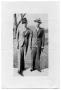 Photograph: [Clyde Barrow, left, and Raymond Hamilton]