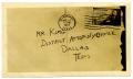 Thumbnail image of item number 3 in: '[Clyde Barrow Telegram to Dallas, Texas District Attorney]'.