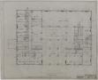 Technical Drawing: Abilene Hotel Mechanical Plans: Mezzanine Floor Plan