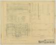 Technical Drawing: School Building, Hamlin, Texas: Plans, Schedules, and Details