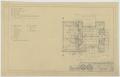 Technical Drawing: Field House, Kermit, Texas: Floor Plan and Electrical Work
